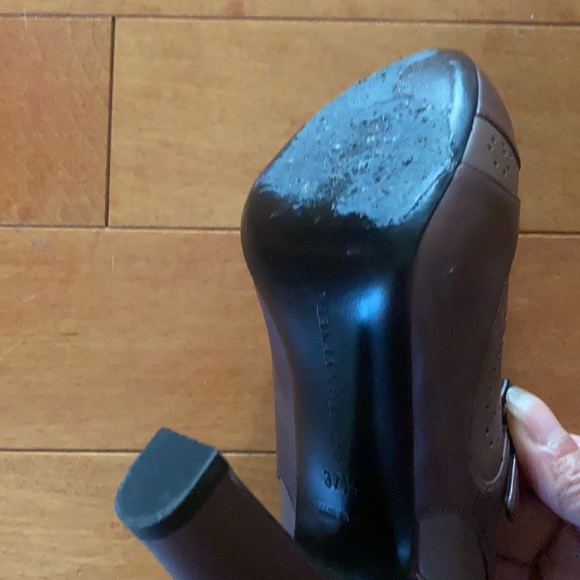 Bottega Veneta Mary Jane pumps 4” heels 37.5 - Picture 5 of 11